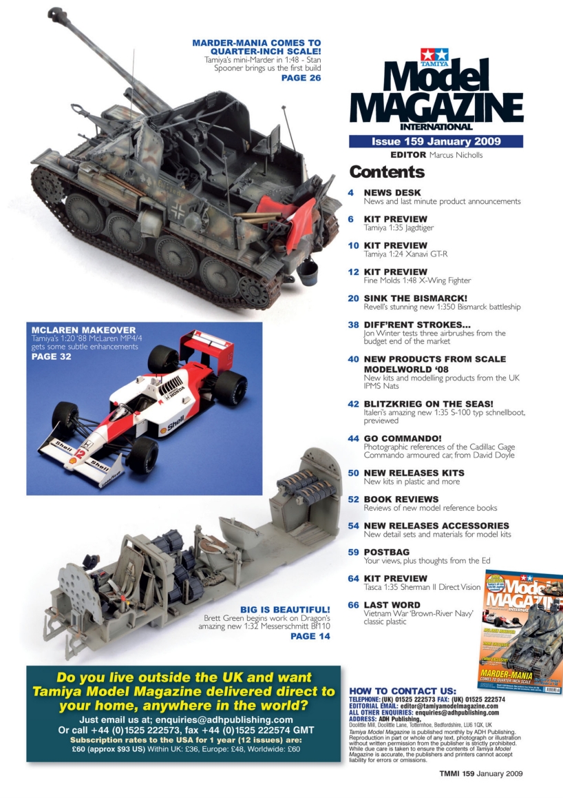 Tamiya Model Magazine 159 (2009.01)